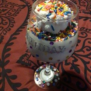 Birthday gift candle